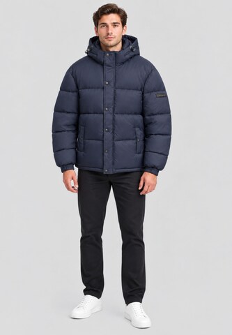 Elara Winterjas in Blauw