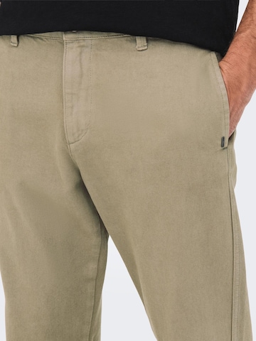 Only & Sons Regular Chino Pants 'AVI' in Grey