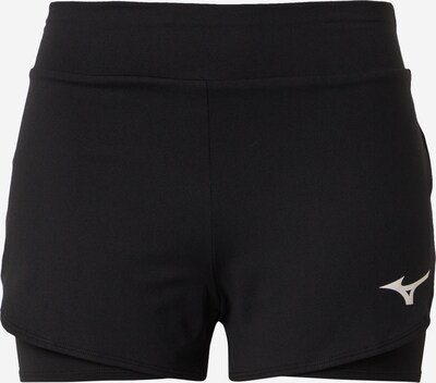 MIZUNO Workout Pants 'Flex' in Black / White, Item view