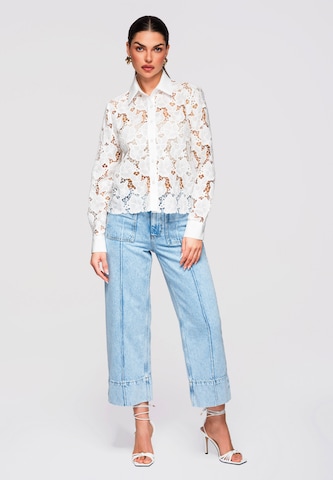 Chemisier 'OW-SH-E0025' Ombre en blanc