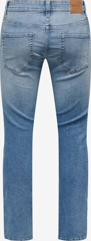 Coupe slim Jean 'Loom' Only & Sons en bleu