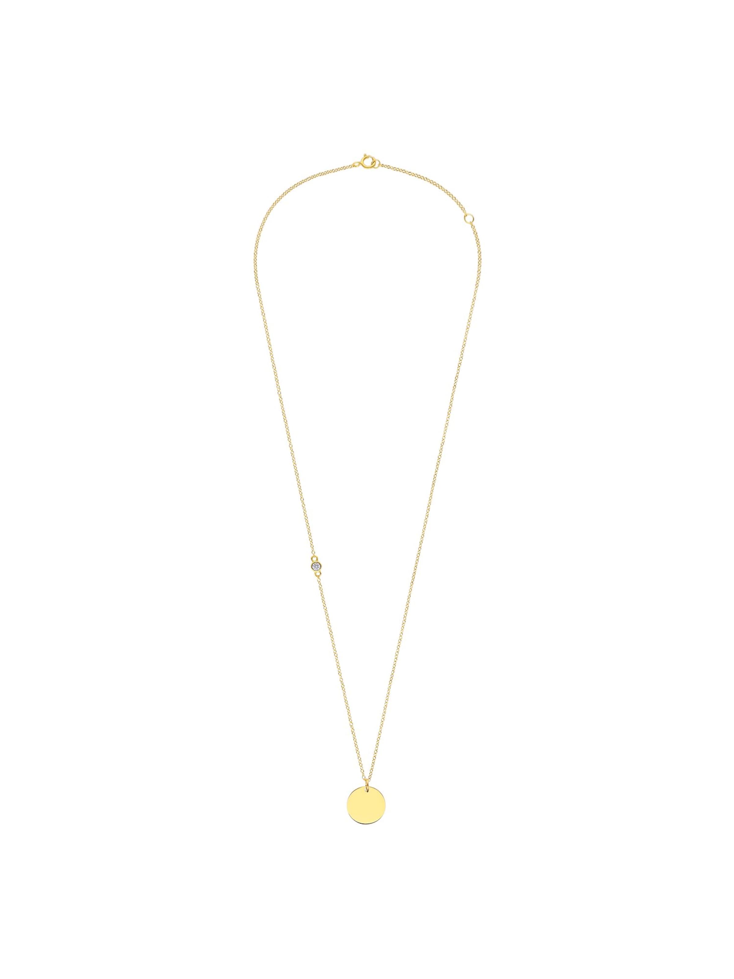 Lucardi Kette in Gold: Vorderseite