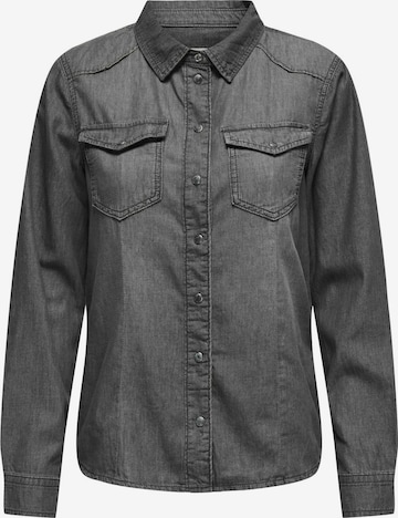 Chemisier 'ONLAlexa' ONLY en gris : devant