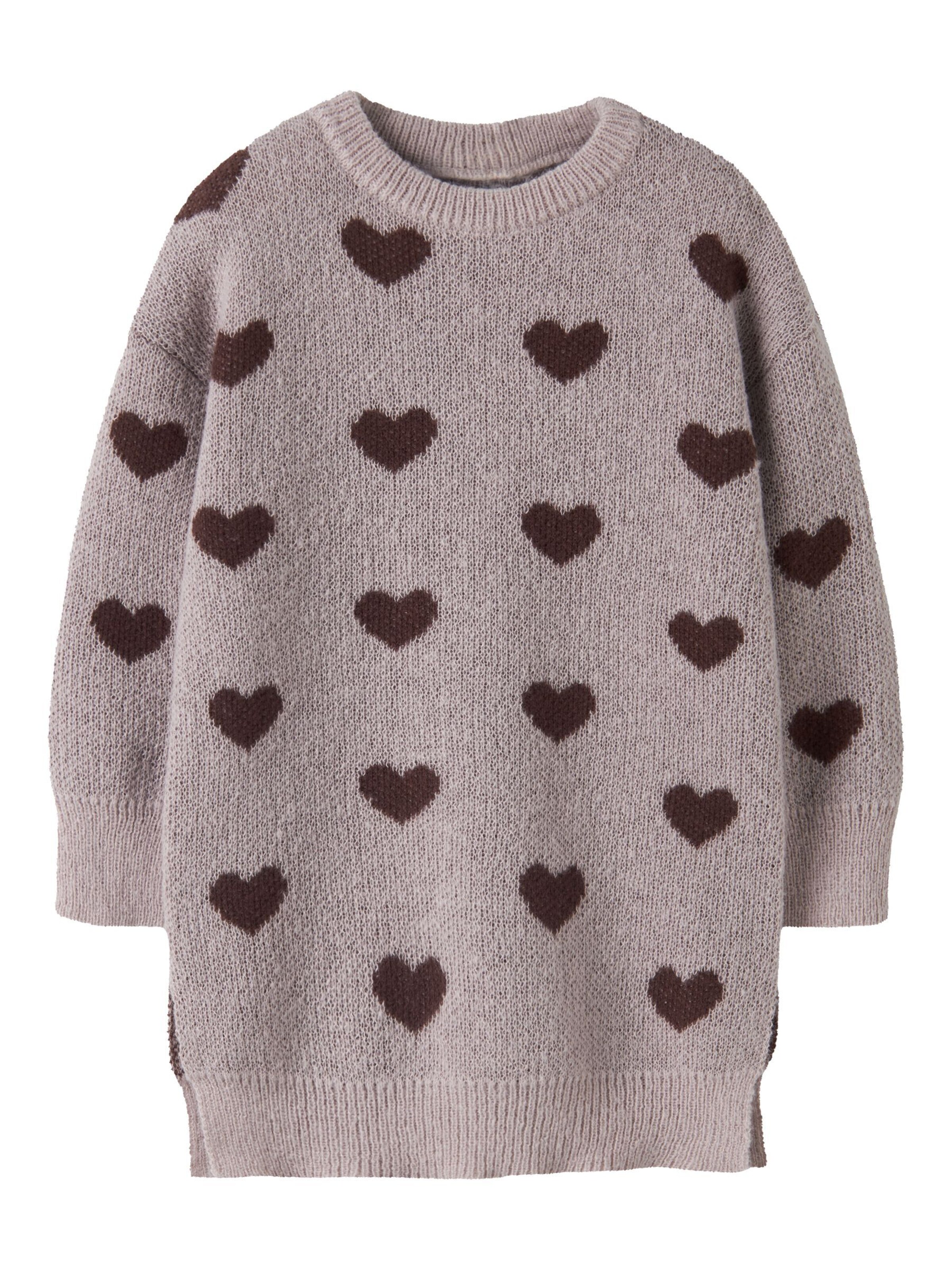 NAME IT Kjole i 110 i aubergine / lysviolet, Produktvisning