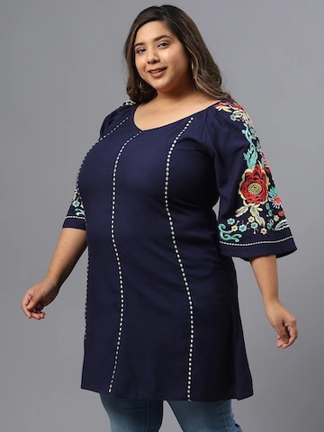 PfauGermany Oversized Shirt 'Regular' in Blue