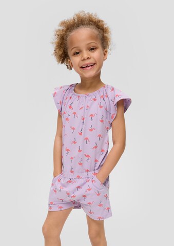 s.Oliver Dungarees in Purple: front