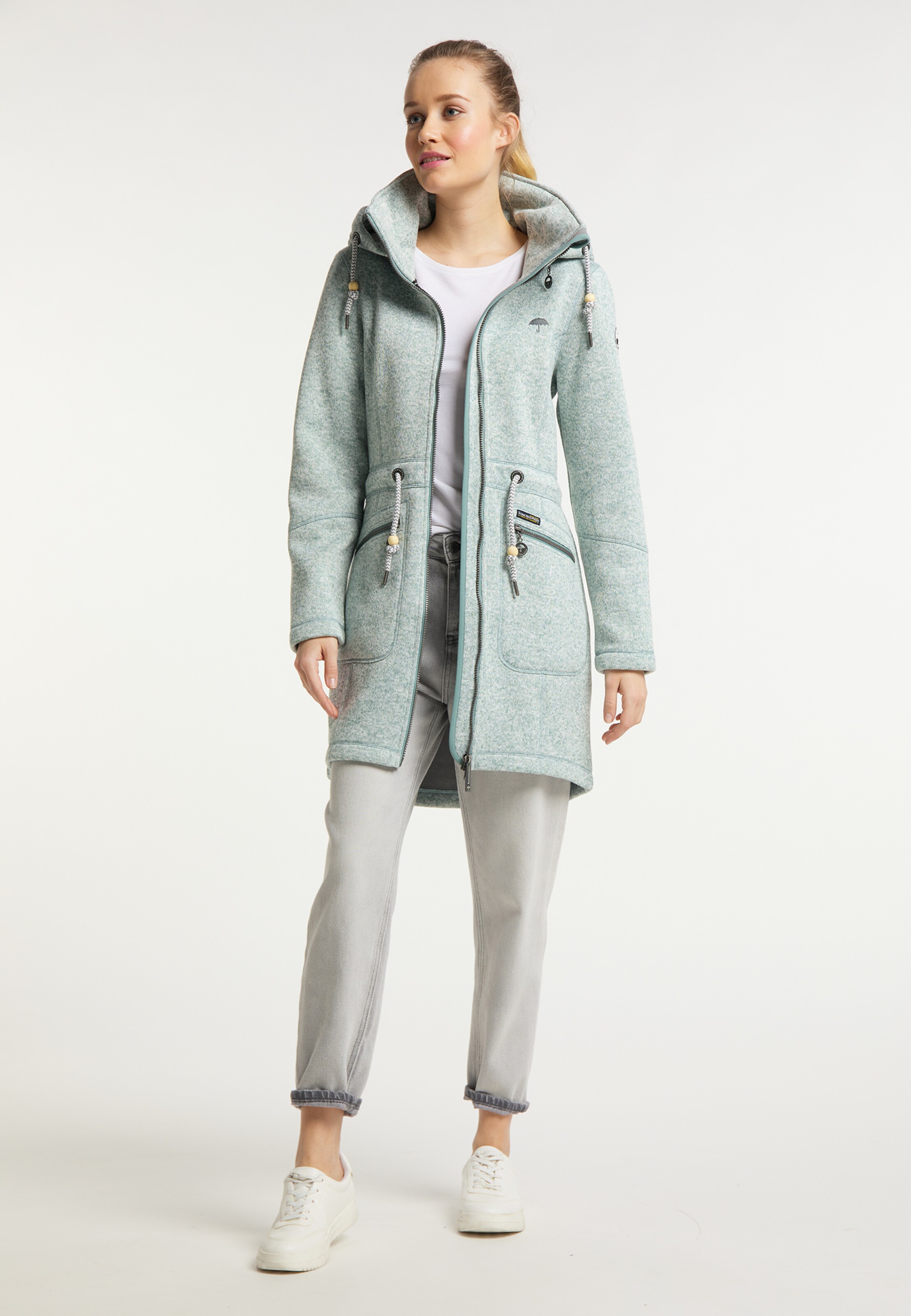 Frauen Jacken Schmuddelwedda Fleecejacke in Graumeliert - PO58746 Frauen Jacken Schmuddelwedda Fleecejacke in Graumeliert - PO58746