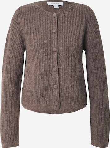 & Other Stories Плетена жилетка в кафяво: отпред