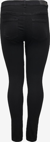 ONLY Carmakoma Skinny Jeans 'Augusta' in Schwarz