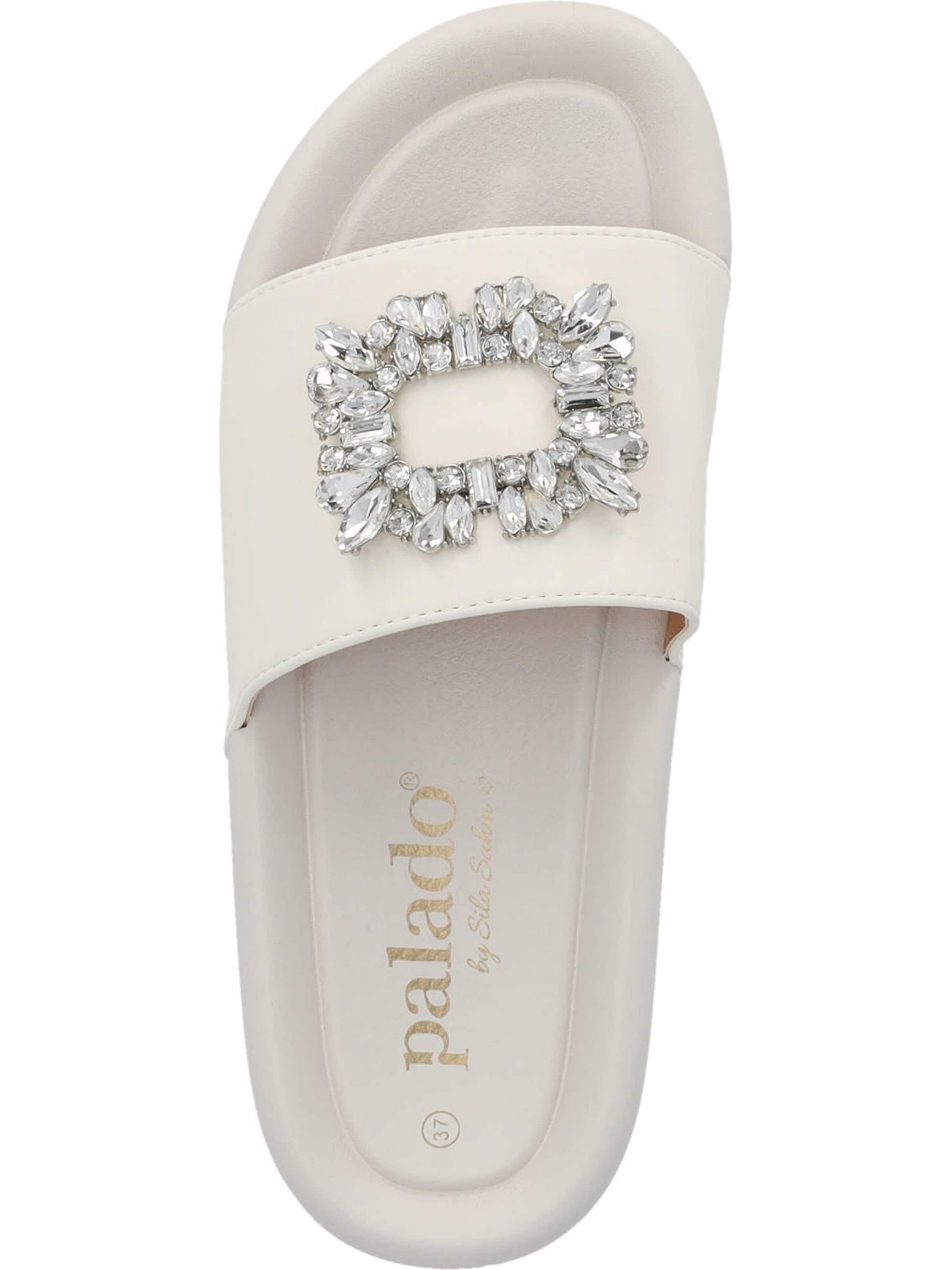 Palado by Sila Sahin Pantolette 'Rocib ' in Weiß