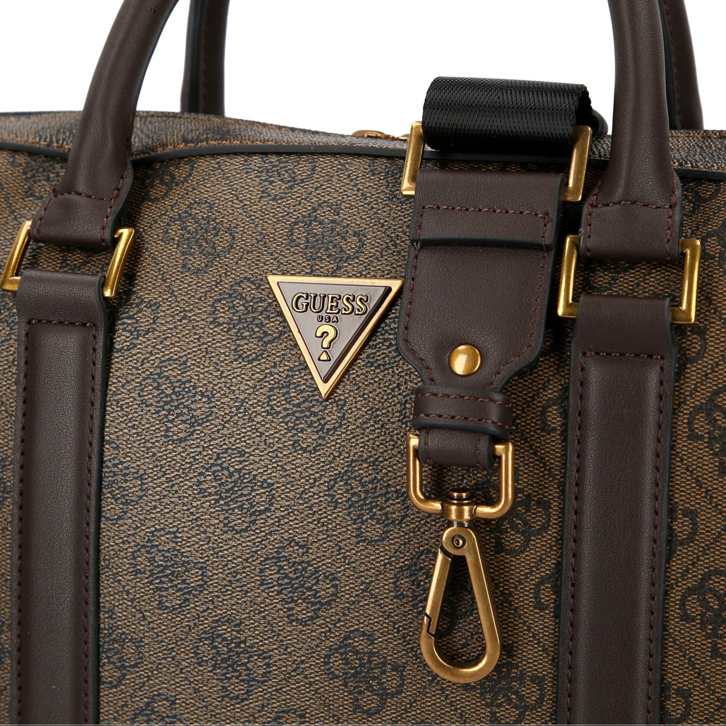 GUESS Document Bag 'Milano' in Brown