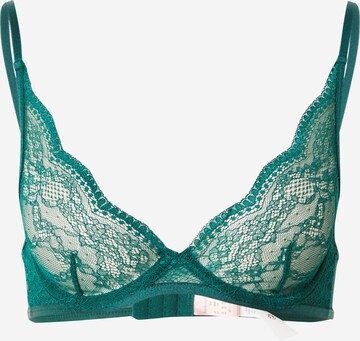 Hunkemöller Háromszög Melltartó 'Isabelle' - zöld: elől