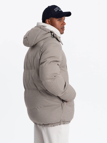 Ombre Winter jacket 'OM-JAHP-0174' in Beige