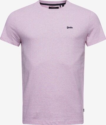 T-Shirt Superdry en rose : devant