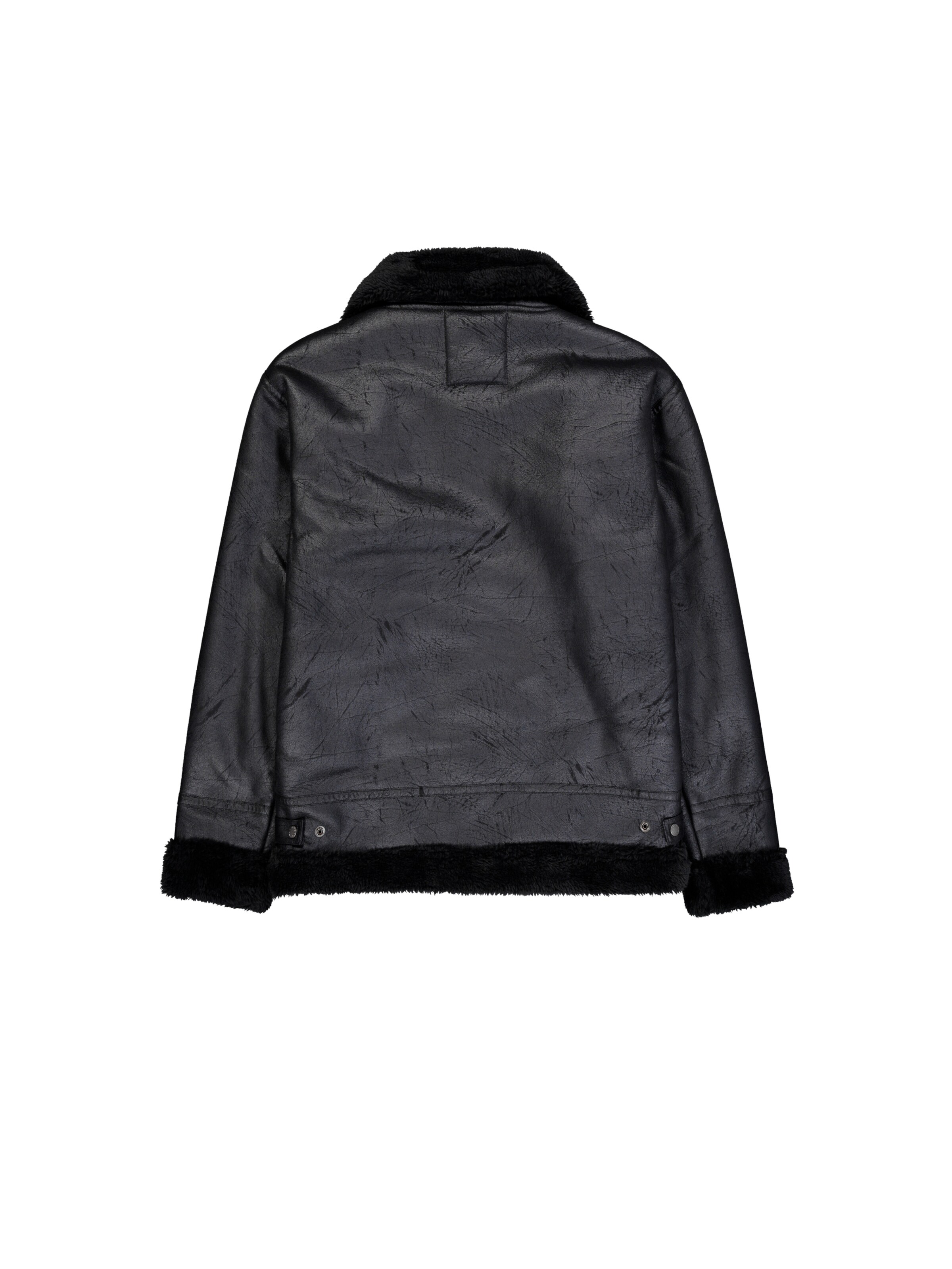juoda ALPHA INDUSTRIES Žieminė striukė 'B3 FL'