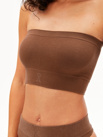 Bustier Soutien-gorge ARMEDANGELS en marron