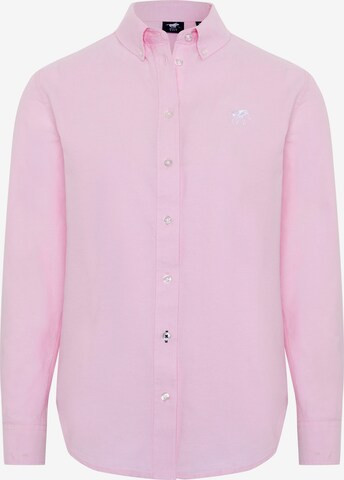 Polo Sylt Blouse in Pink: front