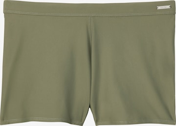 Calvin Klein Swimwear Zwembroek in Groen: voorkant