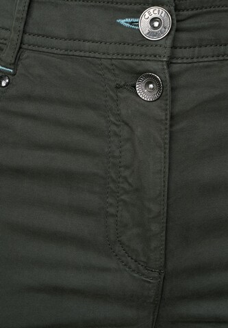 CECIL Skinny Pants in Green