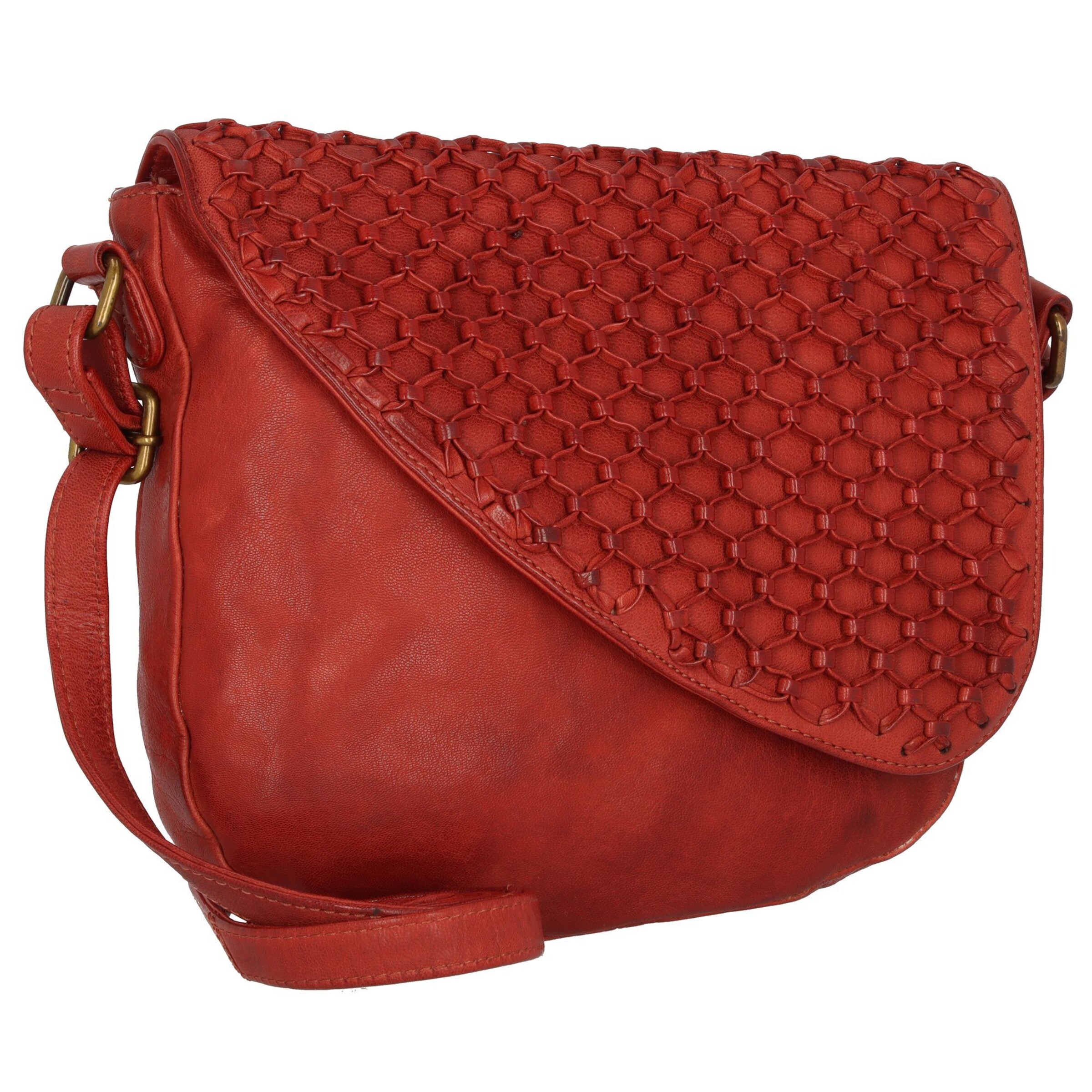 Borsa a tracolla 'Femi & Nine' di Greenland Nature in rosso