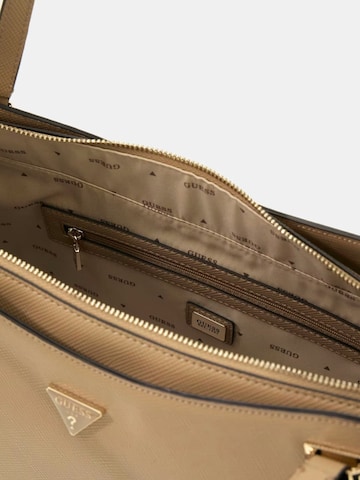 GUESS Nakupovalna torba 'Guess Cabas Gilda Beige' | bež barva