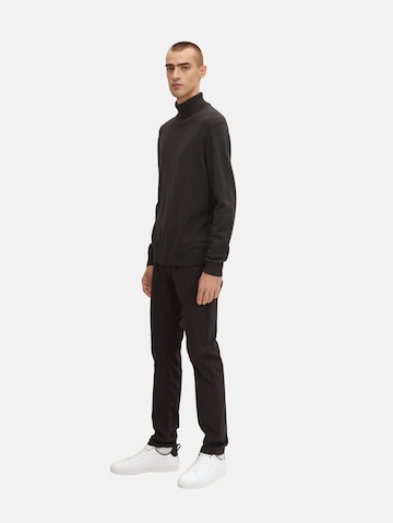 TOM TAILOR Slim fit Chino trousers in Black