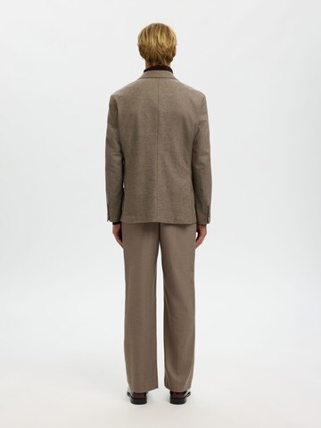 Coupe regular Veste de costume SELECTED en gris