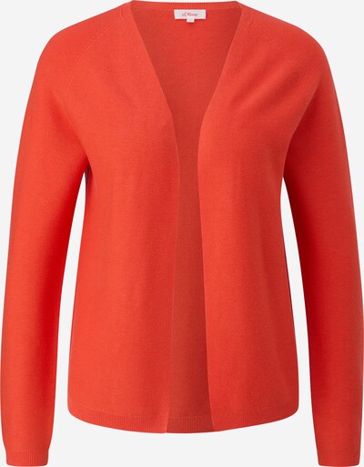 s.Oliver Cardigan en corail / orange foncé, Vue avec produit