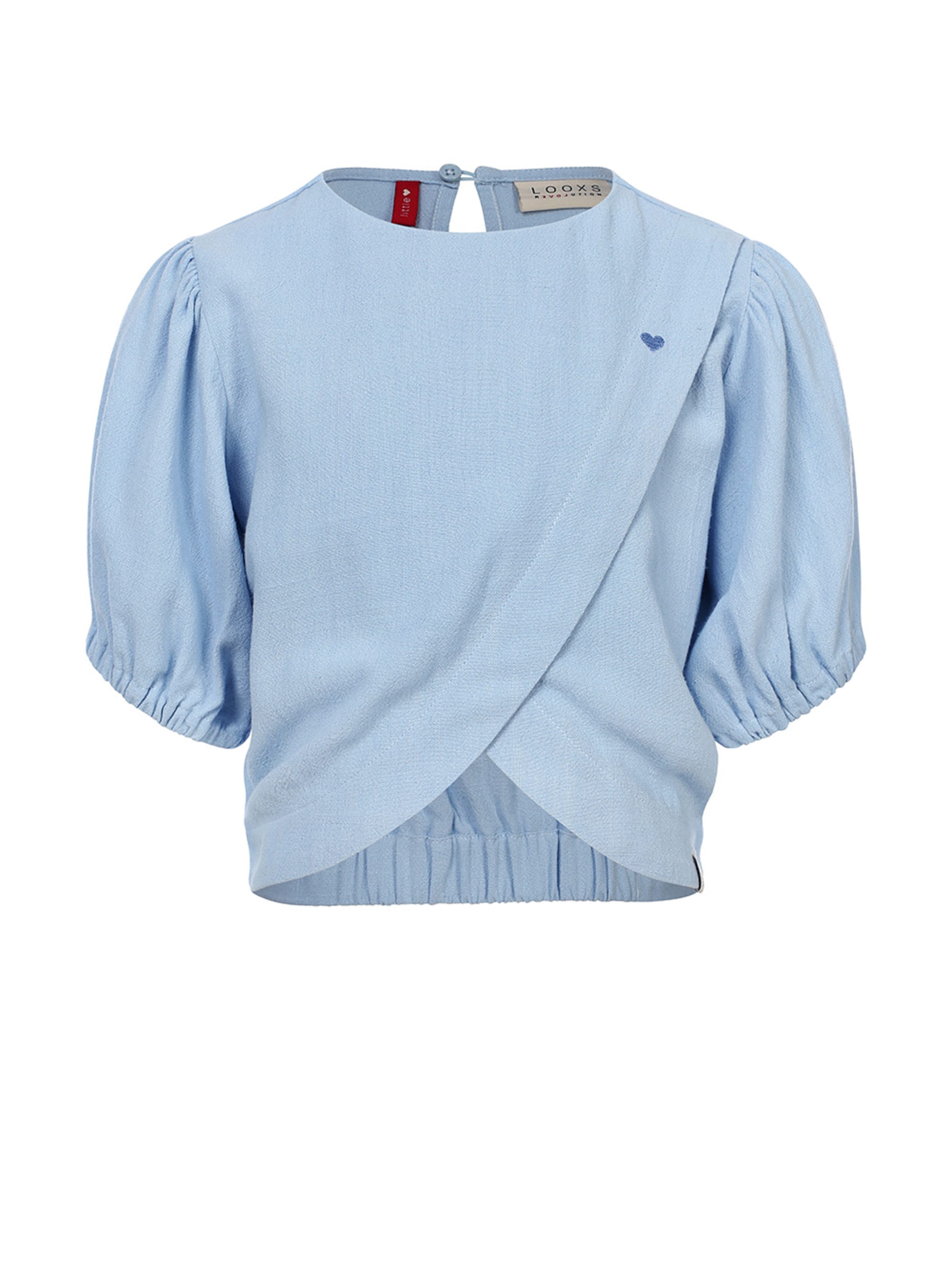 Chemisier Looxs Revolution en bleu : devant