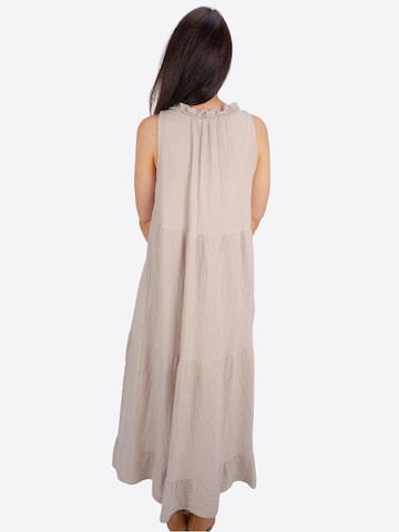 Robe d’été 'Viola' Seasons of April en beige