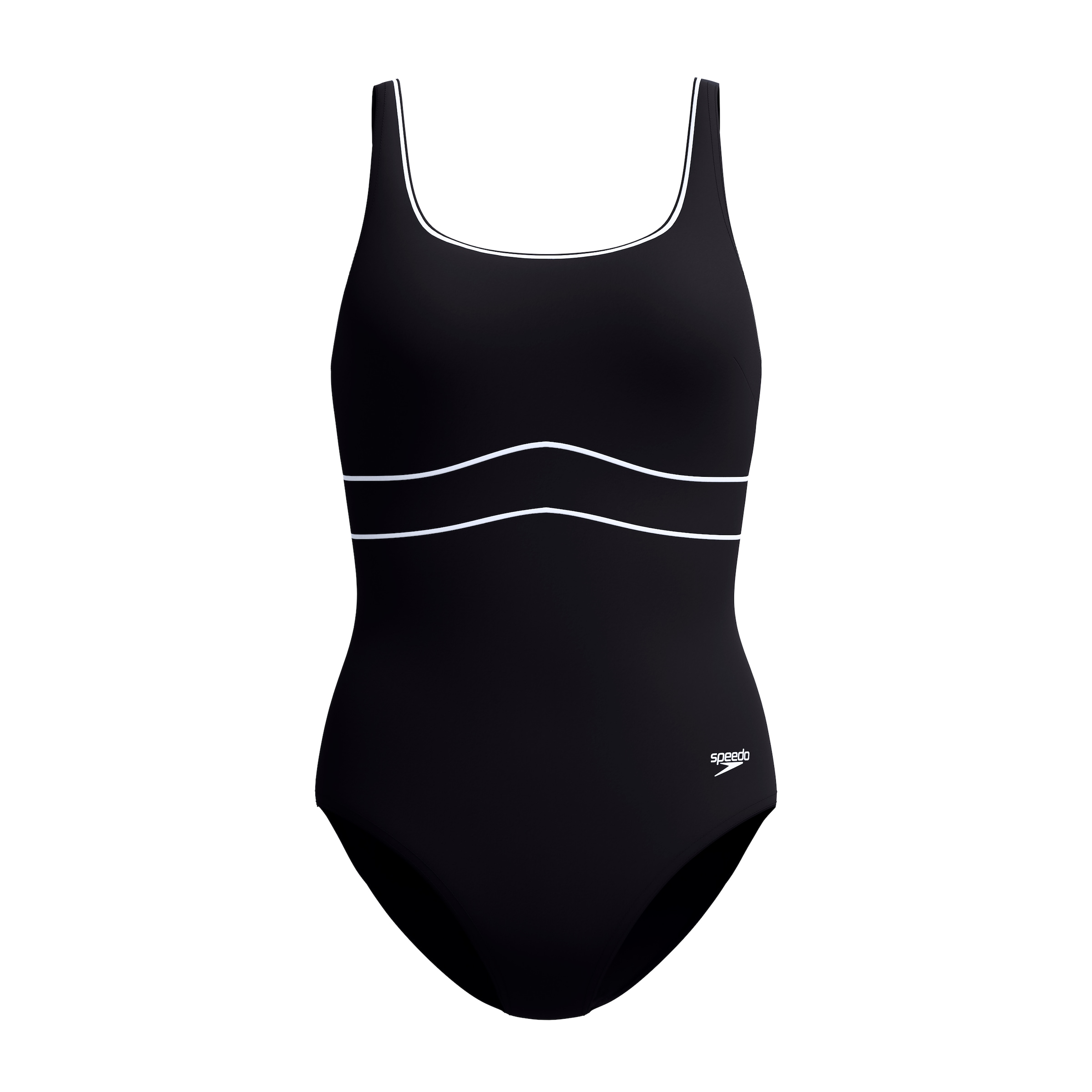 SPEEDO Swimsuit in Anthracite / White, Item view