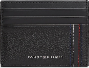TOMMY HILFIGER Portemonnaie 'Central' in Schwarz: Vorderseite