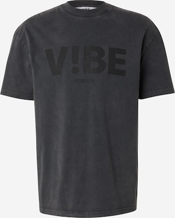 T-Shirt V!BE STUD!OS en noir : devant