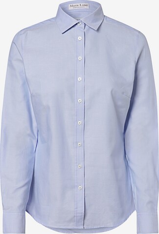 Marie Lund Blouse in Blauw: voorkant