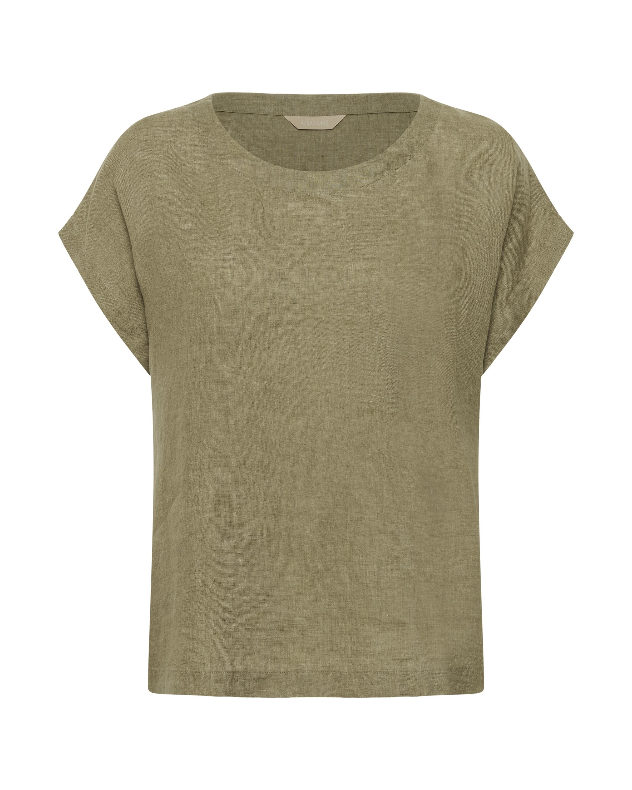 CULTURE T-Shirt 'CUAniela Molly' in Grün: Vorderseite