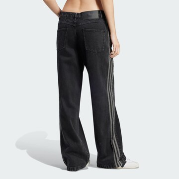 ADIDAS ORIGINALS Szeroka nogawka Jeansy 'Adicolor' w kolorze czarny