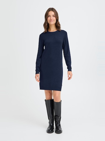 Robes en maille ' OXAIDA ' Oxmo en bleu