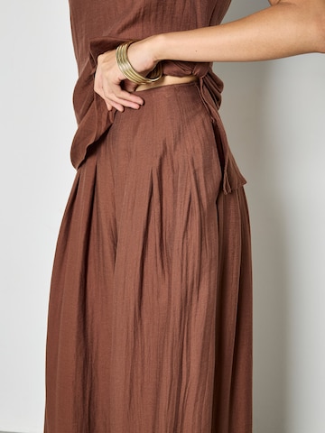 Apricot Wide leg Pants in Brown