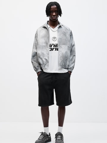 Pull&Bear Between-Season Jacket in Black