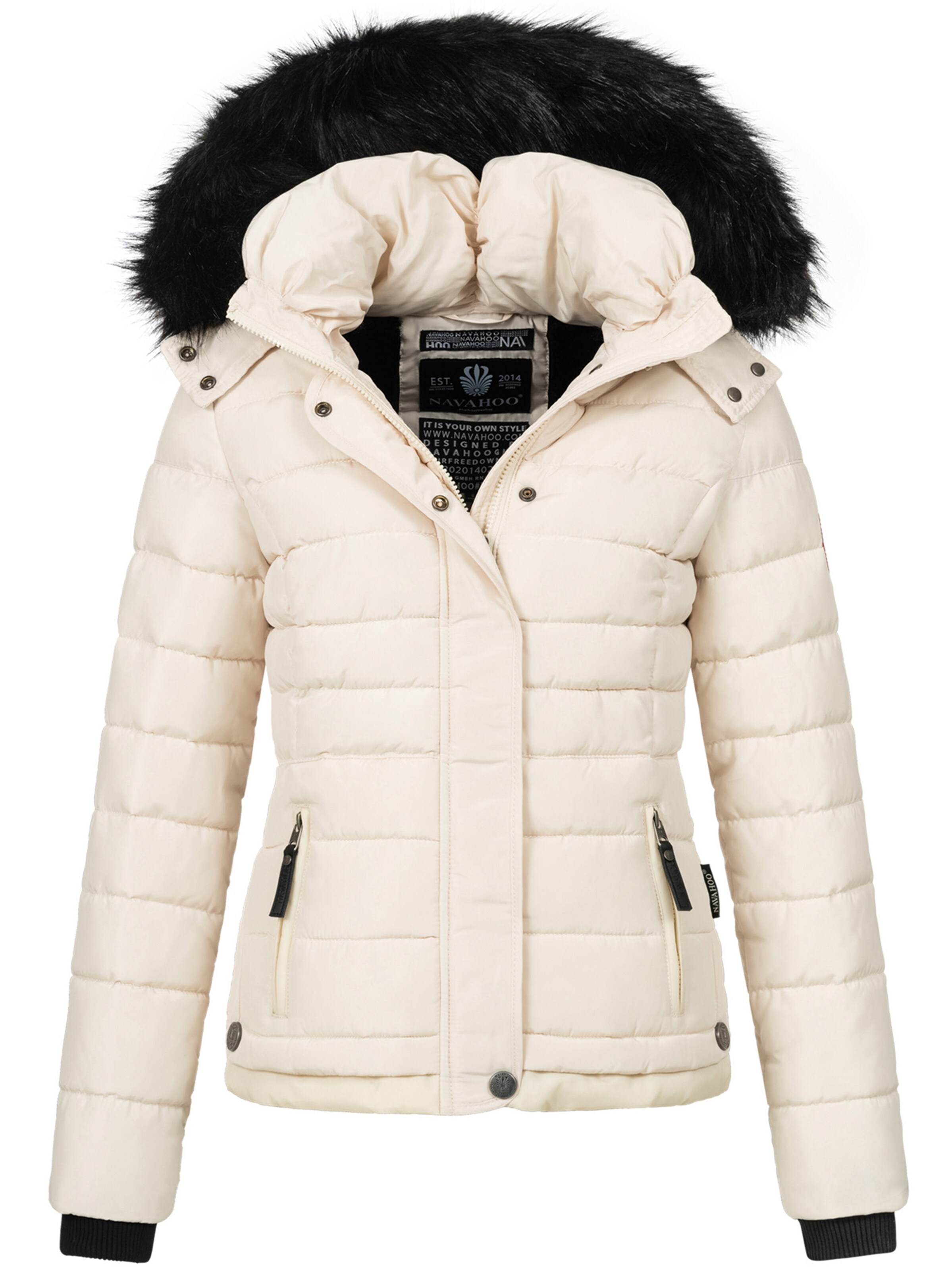 NAVAHOO Jacke 'Chloe' in Beige: Vorderseite