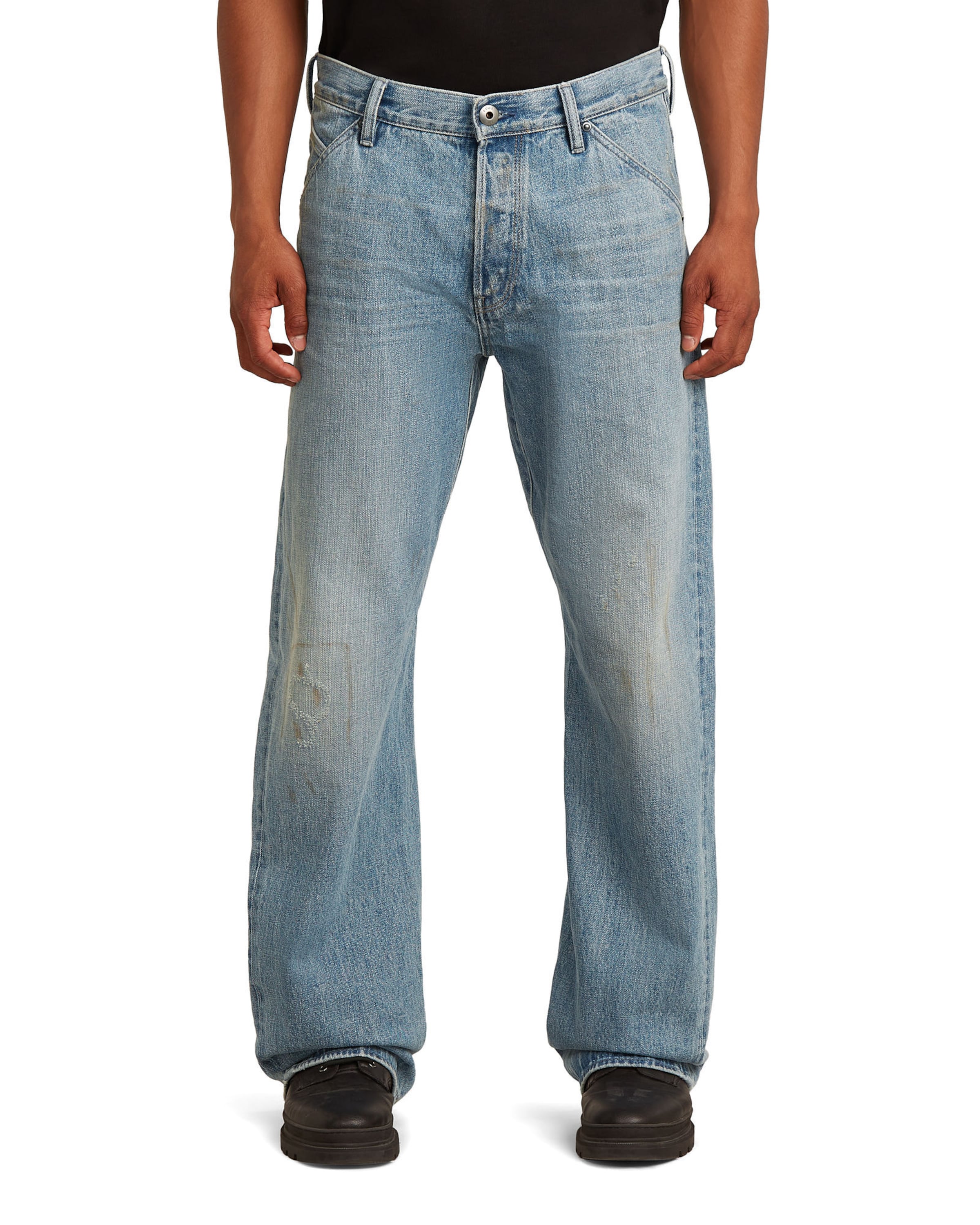 G-STAR Bootcut Jeans 'Dartt Loose Bootcut Jeans' in Blauw: voorkant