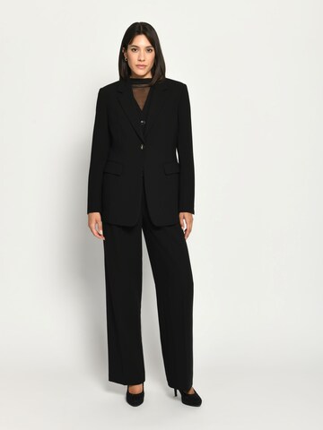 White Label by RoFa Regular Bundfaltenhose‌‌‌‌‌‌ in Schwarz