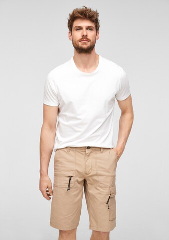 s.Oliver Regular Shorts in Beige: Vorderseite