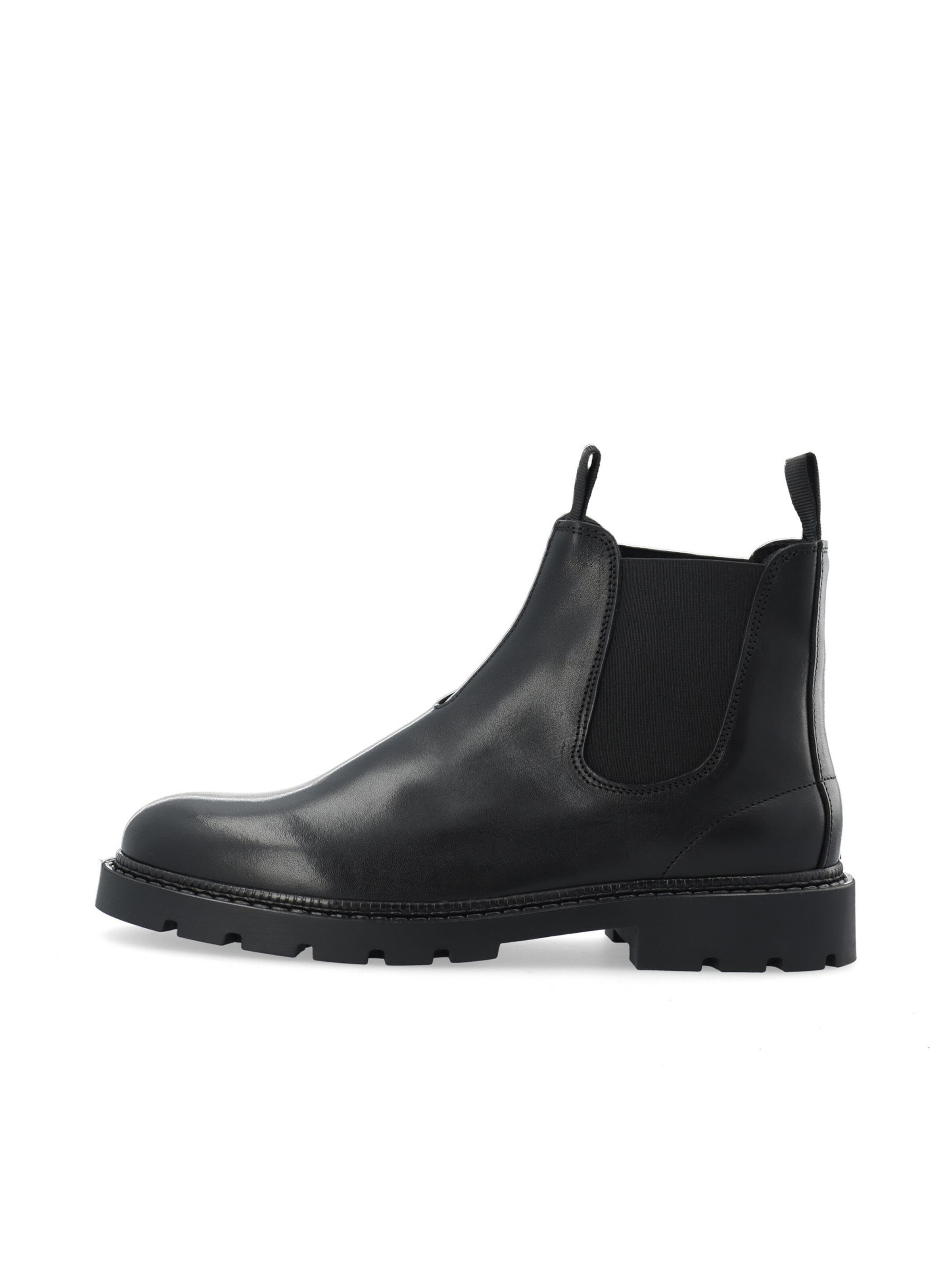 Bianco Chelsea boots 'JEFF' in Black: front