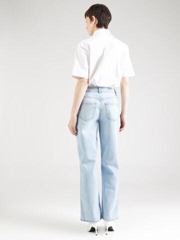 MSCH COPENHAGEN Wide Leg Jeans 'Sora' in Blau