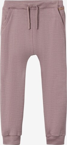 NAME IT Tapered Pants in Brown: front