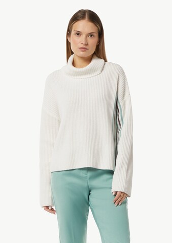 comma casual identity Trui in Wit: voorkant