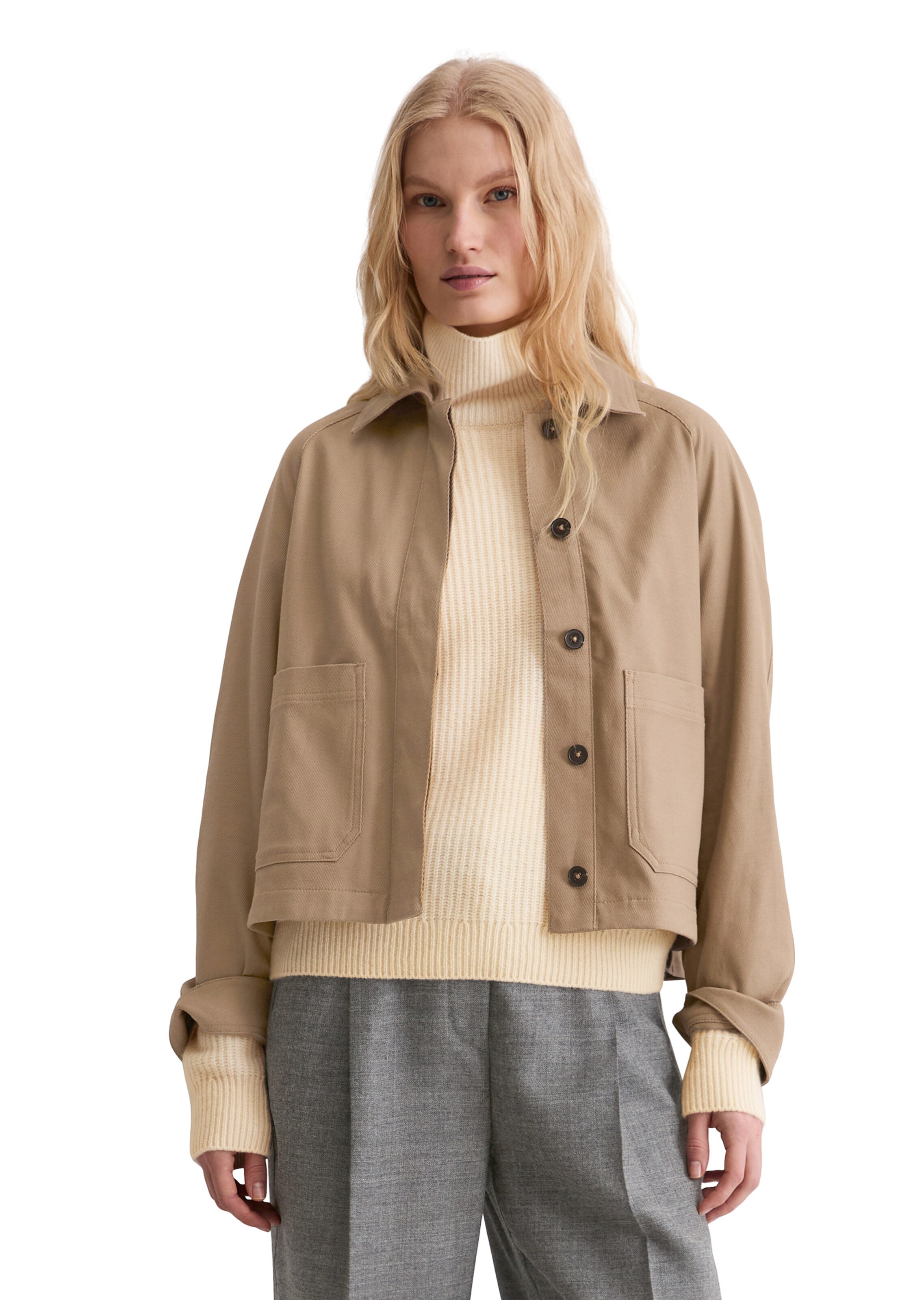 Marc O'Polo Between-season jacket in Brown: front