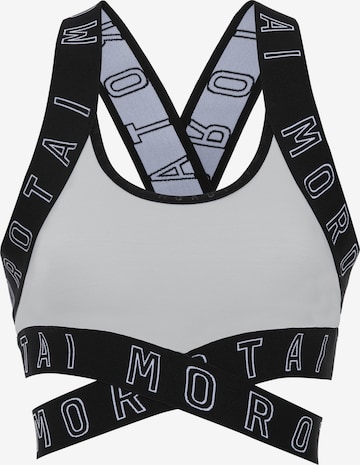 MOROTAI Sport-BH in Grau: Vorderseite