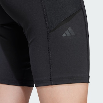 ADIDAS PERFORMANCE Skinny Sportshorts in Schwarz